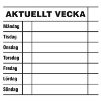 Veckoplaneringstavla