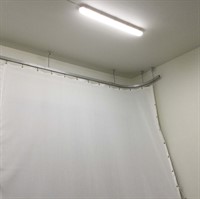 Upphängning av nät i studio