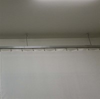 Fästen i aluminiumprofil för pilbågsnät