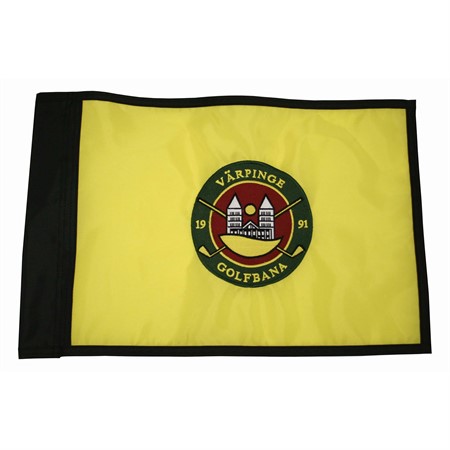 Enkelsidigt broderad nylonflagga