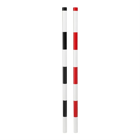 Fairway and Hazard Pole, Red & White Stripe