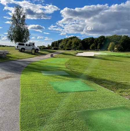 Konstgräs på teeline